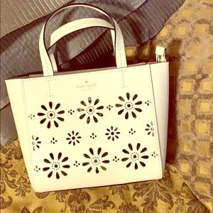 white Kate Spade Haillie Crossbody Bag